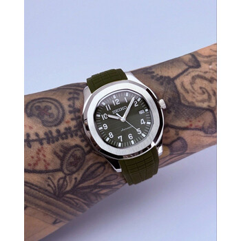 Custom Seiko Mod • Olive Green Aquanaut • 42mm